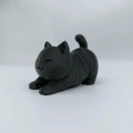 3D Printing Super Cute Creative Simulation Small Fat Cat Statue Ornament, Fashionable Creative Cat Statue, Desktop Decoration