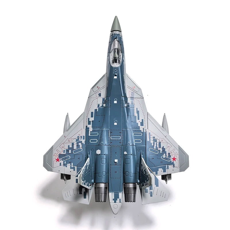 SU-57S Fighter 1/72 Plastic Assembly Military Plane Model Home Placement Collection decoration Creative Gift (including base